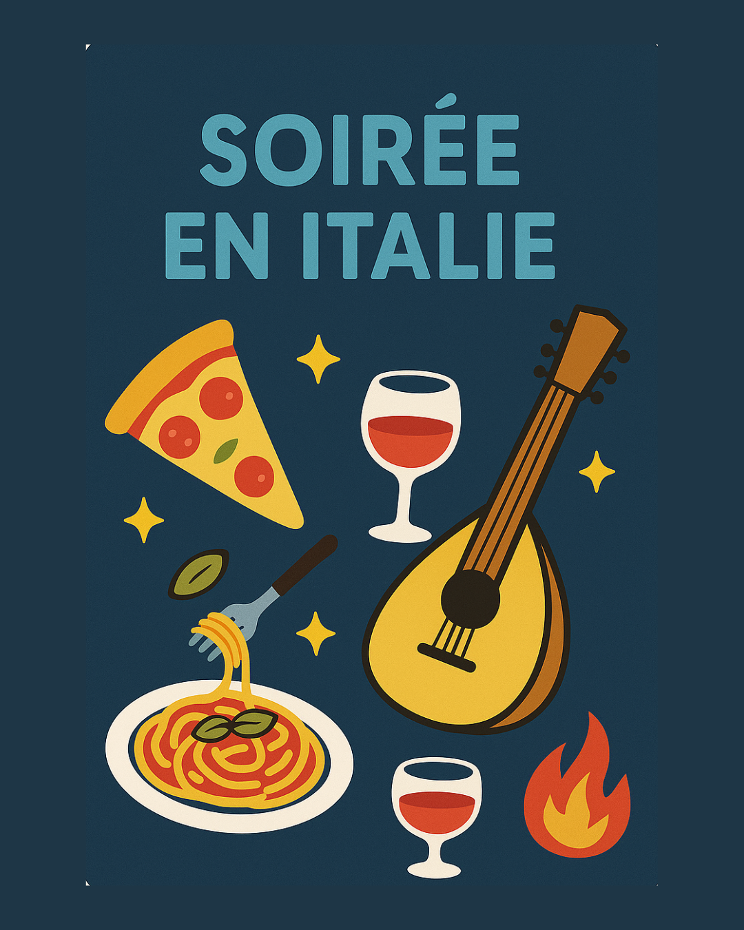 Soirée en Italie